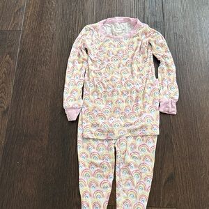 Little sleepies rainbow print pajamas